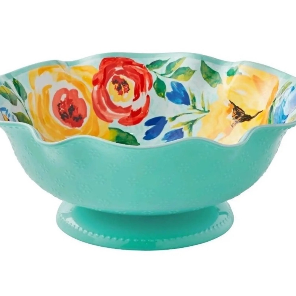 Pioneer Woman Delaney Serving Bowl New HTF